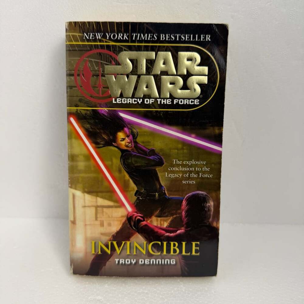 Star Wars Legacy of the Force: Invincible by Troy Denning Paperback Novel